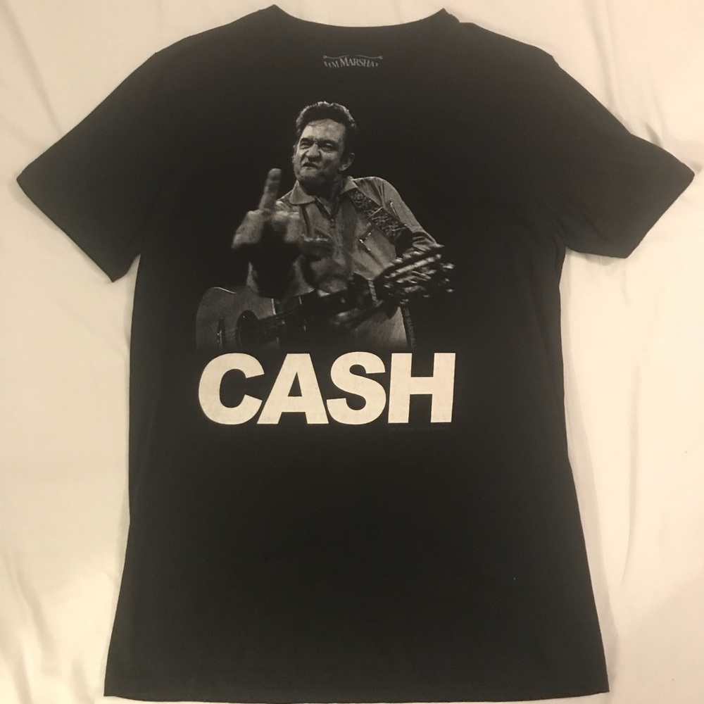 Johnny Cash Print Concert Shirt